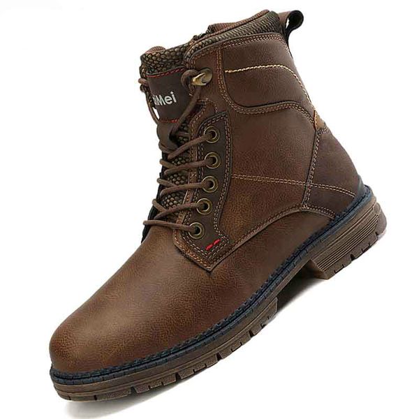 outdoor 2020 men's boots classic men's shoes leather men motorcycle boots non-slip men ankle mans footwear 46, Black
outdoor 2020 men's boots classic men's shoes leather men motorcycle boots non-slip men ankle mans footwear 46, Black