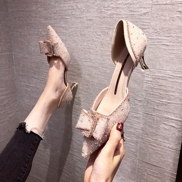 dress shoes pumps women 2021 spring summer pointed-toe thin heels crystal shallow mouth hollow out high fashion, Black
dress shoes pumps women 2021 spring summer pointed-toe thin heels crystal shallow mouth hollow out high fashion, Black