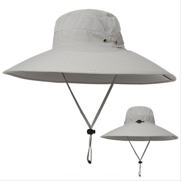 sun uv-proof outdoor leisure bucket bucket large eaves fishing cap sun-proof breathable men's summer hat fisherman's hat 1u8hw, Blue;gray
sun uv-proof outdoor leisure bucket bucket large eaves fishing cap sun-proof breathable men's summer hat fisherman's hat 1u8hw, Blue;gray