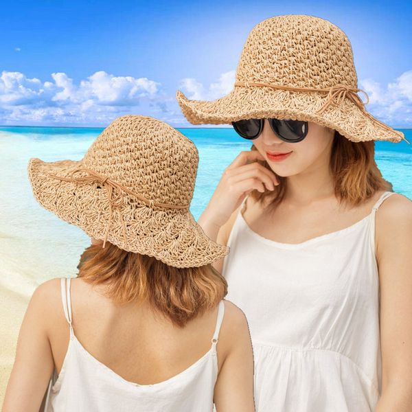 summer straw hat women sun hat wide brim beach travel chapeu feminino fan flower brim foldable cap, Blue;gray
summer straw hat women sun hat wide brim beach travel chapeu feminino fan flower brim foldable cap, Blue;gray