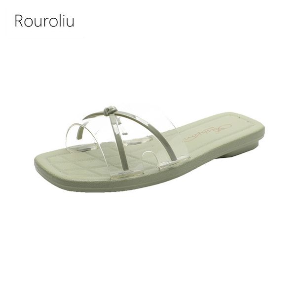 rouroliu 2020 women transparent slippers summer flat heel slides non-slip outside shoes sandals open toe flip flops, Black
rouroliu 2020 women transparent slippers summer flat heel slides non-slip outside shoes sandals open toe flip flops, Black