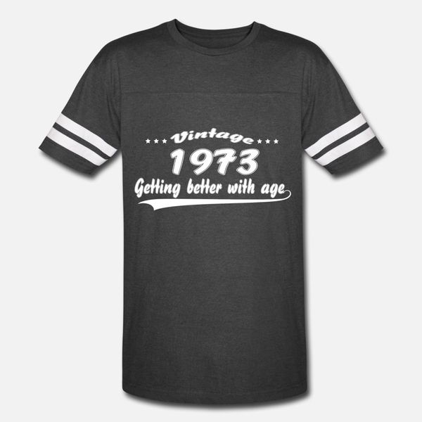 vintage 1973 getting better with age t shirt men designing 100% cotton s-xxxl fit interesting basic spring autumn normal shirt, White;black
vintage 1973 getting better with age t shirt men designing 100% cotton s-xxxl fit interesting basic spring autumn normal shirt, White;black