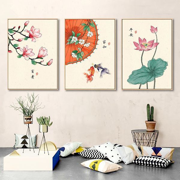 poster and print canvas painting wall art picture chinese style retro lotus magnolia plants flower goldfish pool home decoration
poster and print canvas painting wall art picture chinese style retro lotus magnolia plants flower goldfish pool home decoration