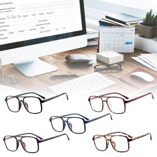 new optical glasses large frame fashion classic clear transparent lens myopia lens women men ultralight eyeglasses, Black
new optical glasses large frame fashion classic clear transparent lens myopia lens women men ultralight eyeglasses, Black