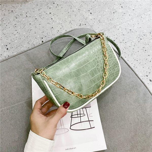 vintage pu leather women armpit hangbags crocodile pattern ladies small crossbody chain bags retro clutch purse messenger bags
vintage pu leather women armpit hangbags crocodile pattern ladies small crossbody chain bags retro clutch purse messenger bags