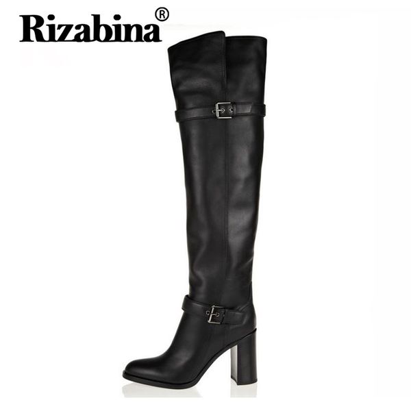 size 31-45 women real genuine leather high heel over knee boots long boot winter warm botas militares footwear shoes r5391, Black
size 31-45 women real genuine leather high heel over knee boots long boot winter warm botas militares footwear shoes r5391, Black