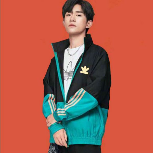 men sport jackets fashion contrast color coat mens casual long sleeve active letter printed jackets 2020 outerwear, Black;brown
men sport jackets fashion contrast color coat mens casual long sleeve active letter printed jackets 2020 outerwear, Black;brown