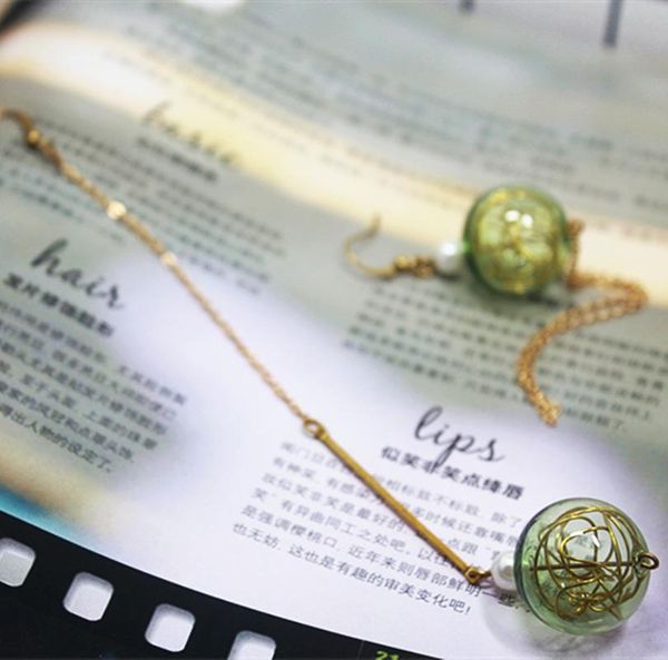 new design mint green beautiful transparent glass bubble drop earrings long tassel asymmetrical dangle earring jewelry, Silver
new design mint green beautiful transparent glass bubble drop earrings long tassel asymmetrical dangle earring jewelry, Silver