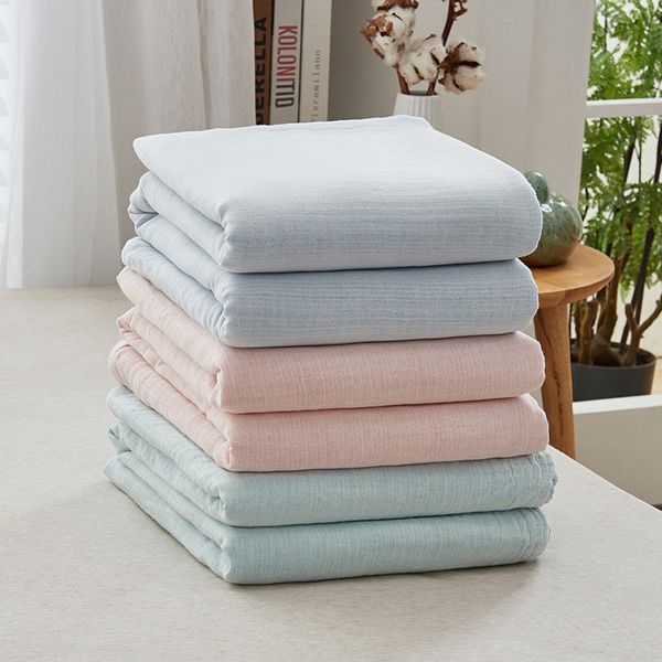 blankets japanese style solid color three-layer gauze wormwood fiber cotton student blanket towel office lunch break
blankets japanese style solid color three-layer gauze wormwood fiber cotton student blanket towel office lunch break