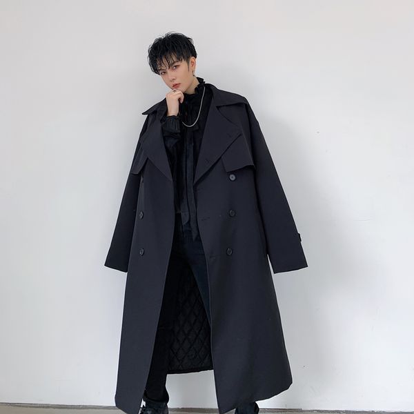 men vintage double breasted thick cotton padded trench coat male streetwear hip hop loose belt long windbreaker jacket overcoat, Tan;black
men vintage double breasted thick cotton padded trench coat male streetwear hip hop loose belt long windbreaker jacket overcoat, Tan;black