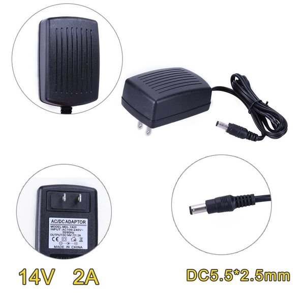 1pcs dc 14v 2a ac 100-240v converter adapter ac to dc converter 5.5*2.5 mm power supply au uk eu au plug connectors
1pcs dc 14v 2a ac 100-240v converter adapter ac to dc converter 5.5*2.5 mm power supply au uk eu au plug connectors