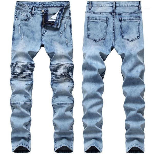 color homme clothing fashion style casual jeans summer mens designer slim stretch jeans pencil pants solid, Blue
color homme clothing fashion style casual jeans summer mens designer slim stretch jeans pencil pants solid, Blue