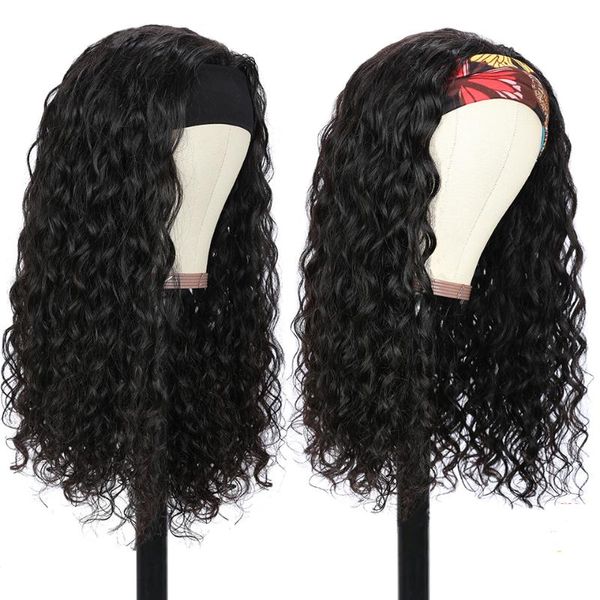 brazilian headband wigs for black women water wave remy natural black color glueless scarf headbands attached human hair wig, Black;brown
brazilian headband wigs for black women water wave remy natural black color glueless scarf headbands attached human hair wig, Black;brown