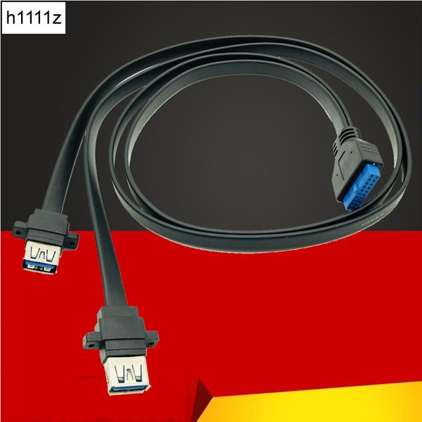 computer cables & connectors h1111z connector usb 3.0 panel mount dual port female screw to motherboard 20 pin header flat cable cord
computer cables & connectors h1111z connector usb 3.0 panel mount dual port female screw to motherboard 20 pin header flat cable cord