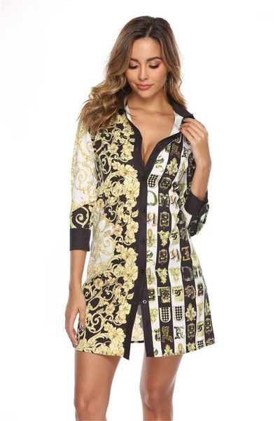 floral printed dresses casual lepel neck ladies blouse dresses designer long sleeve women shirt dresses women designer, White;black
floral printed dresses casual lepel neck ladies blouse dresses designer long sleeve women shirt dresses women designer, White;black