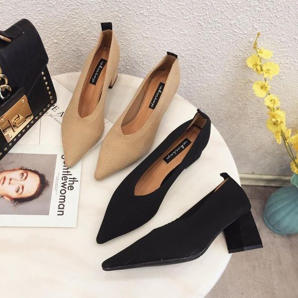 dress shoes stretch knitted v-open pumps women breathable pointed toe slip on offices tacones mujer flock chunky high heels femme 2021, Black
dress shoes stretch knitted v-open pumps women breathable pointed toe slip on offices tacones mujer flock chunky high heels femme 2021, Black