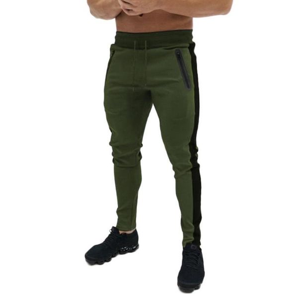 men's pants sports running joggers autumn color block drawstring pockets skinny jogging pencil, Black
men's pants sports running joggers autumn color block drawstring pockets skinny jogging pencil, Black