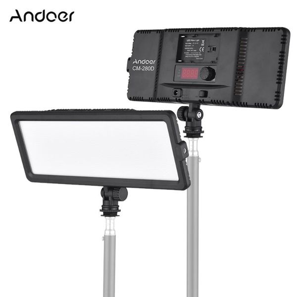 flash heads andoer cm-280d cri93 super slim led video light panel 3200k-5600k bi-color dimmable brightness for dslr camera
flash heads andoer cm-280d cri93 super slim led video light panel 3200k-5600k bi-color dimmable brightness for dslr camera