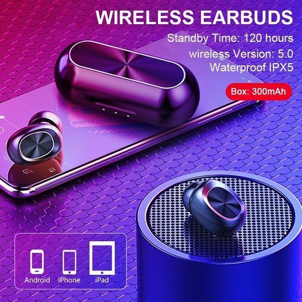 беспроводной earbuds, bluetooth 5.0 наушники-вкладыши стерео наушники с зарядного футляра смарт сопряжение водонепроницаемый длинные playtim
беспроводной earbuds, bluetooth 5.0 наушники-вкладыши стерео наушники с зарядного футляра смарт сопряжение водонепроницаемый длинные playtim
