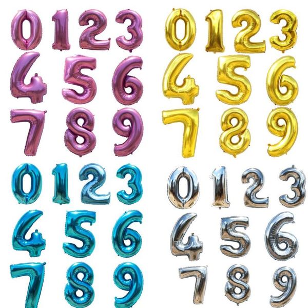 party decoration 40 inches gold/silver/pink/blue number foil balloons large digit helium wedding decorations birthday supplies
party decoration 40 inches gold/silver/pink/blue number foil balloons large digit helium wedding decorations birthday supplies