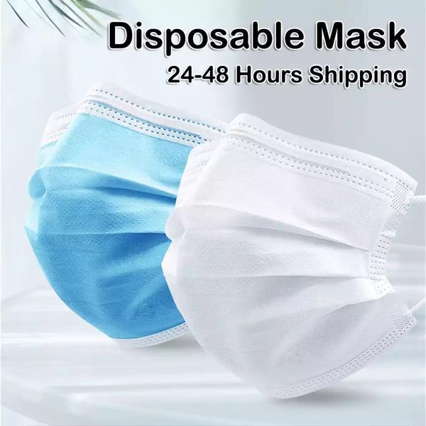 10/20/50/100pcs mask disposable nonwove 3 layer ply filter mask mouth face mask filter safe breathable protective masks in stock
10/20/50/100pcs mask disposable nonwove 3 layer ply filter mask mouth face mask filter safe breathable protective masks in stock