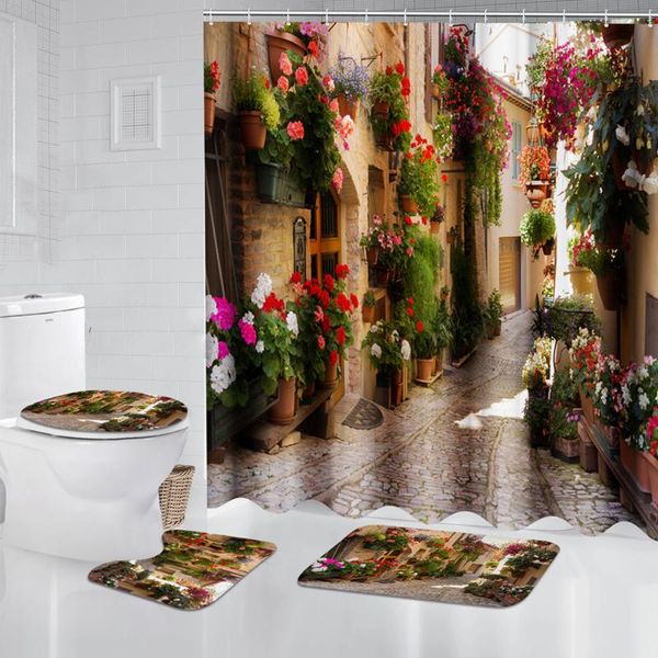 3pcs mat kit/curtain+mat kit bath waterproof flower garden 180x180cm shower curtain bathroom toilet seat cover 45x75cm mat rug
3pcs mat kit/curtain+mat kit bath waterproof flower garden 180x180cm shower curtain bathroom toilet seat cover 45x75cm mat rug