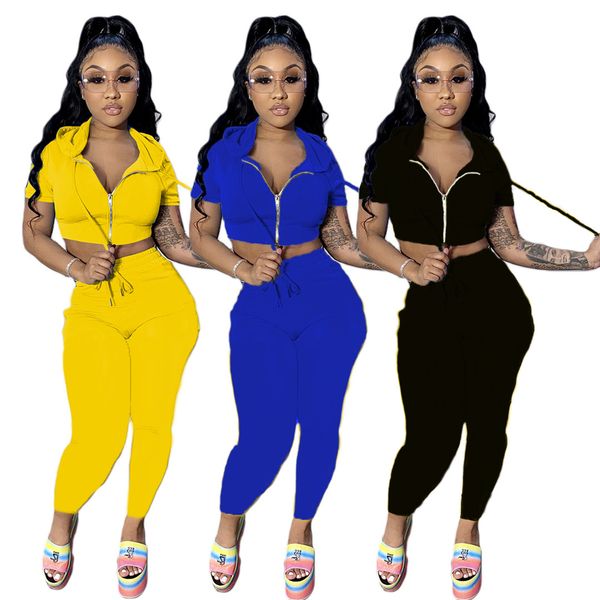 womens 2 piece outfits short sleeve zipper crop and bodycon skinny long pants set tracksuit dhl l1570, White
womens 2 piece outfits short sleeve zipper crop and bodycon skinny long pants set tracksuit dhl l1570, White