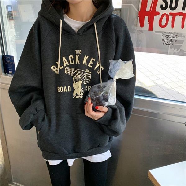 winter hooded plus velvet padded sweatshirt female ins harajuku letter vintage bf fashion loose head casual female sweatshirt, Black
winter hooded plus velvet padded sweatshirt female ins harajuku letter vintage bf fashion loose head casual female sweatshirt, Black