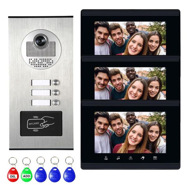 video door phones 2021 upgrade versions 2/3/4/6 units apartment intercom phone network cable connect, single-supply, id keyfobs unlock
video door phones 2021 upgrade versions 2/3/4/6 units apartment intercom phone network cable connect, single-supply, id keyfobs unlock