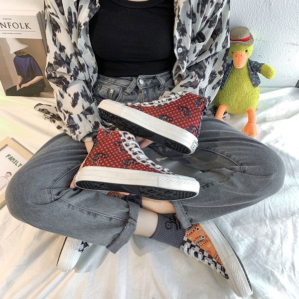 hight-canvas shoes 2020 autumn new womens shoes korean-style net red trendy shoes casual board breathable for students, Black
hight-canvas shoes 2020 autumn new womens shoes korean-style net red trendy shoes casual board breathable for students, Black