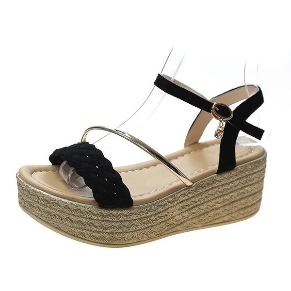dress shoes sandals women wedges pumps high heels summer 2021 flip flop chaussures femme platform sandalia feminina, Black
dress shoes sandals women wedges pumps high heels summer 2021 flip flop chaussures femme platform sandalia feminina, Black