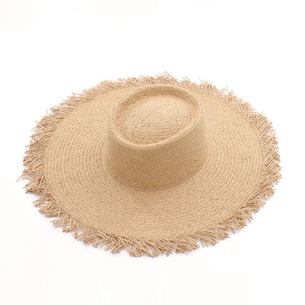 sun visor tassel wide brim summer women hats fringe straw sunshade edging flat big straw sun hat solid beach tourism cap new, Blue;gray
sun visor tassel wide brim summer women hats fringe straw sunshade edging flat big straw sun hat solid beach tourism cap new, Blue;gray