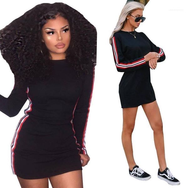 night club casual womens apparel womens summer dresses striped printed street style female dress, Black;gray
night club casual womens apparel womens summer dresses striped printed street style female dress, Black;gray