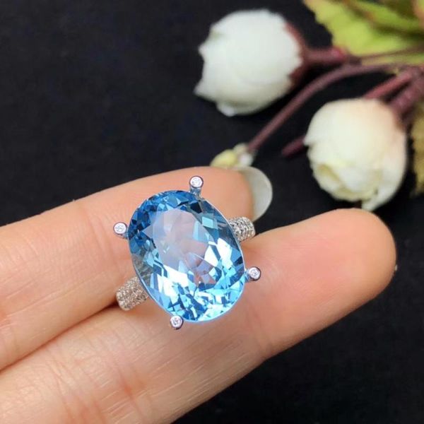 12 natural z ring, 925 silver, sky blue, exquisite craftsmanship. beautiful color, ladies exclusive ring, Golden;silver
12 natural z ring, 925 silver, sky blue, exquisite craftsmanship. beautiful color, ladies exclusive ring, Golden;silver