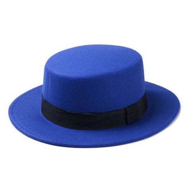 spring summer sombreros beach sun hats for women winter vintage fedora hat wool felt wide brim bowler cap, Blue;gray
spring summer sombreros beach sun hats for women winter vintage fedora hat wool felt wide brim bowler cap, Blue;gray