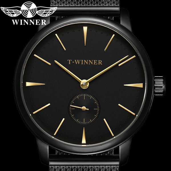 winner fashion mechanical men wristwatch sport male clock skeleton stainless steel man watch gift 8165, Slivery;brown
winner fashion mechanical men wristwatch sport male clock skeleton stainless steel man watch gift 8165, Slivery;brown