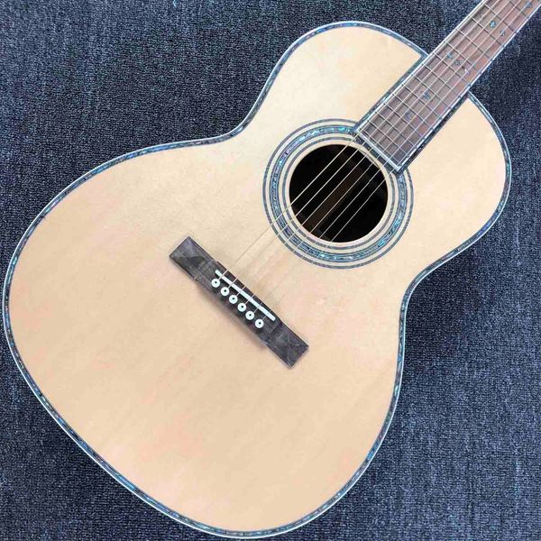 custom real abalone solid spruce ebony fingerboard rosewood back side acoustic guitar
custom real abalone solid spruce ebony fingerboard rosewood back side acoustic guitar