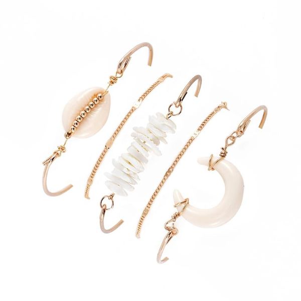 alyxuy 5pcs/set bohemian alloy white moon shell stone bracelets set for women female fashion bracelets 2020 charm jewelry gift, Black
alyxuy 5pcs/set bohemian alloy white moon shell stone bracelets set for women female fashion bracelets 2020 charm jewelry gift, Black
