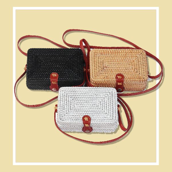 3 colors square retro style straw handbags women rattan handbag shoulder bags handmade woven bohemia crossbody bag new fashion
3 colors square retro style straw handbags women rattan handbag shoulder bags handmade woven bohemia crossbody bag new fashion