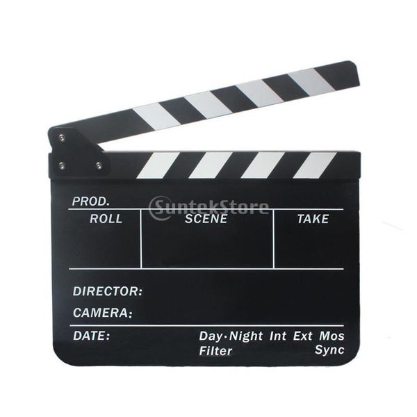 акриловое clapperboard телевизионного фильма о фильме черного совет видео clapboard cut action с цветной полосой slate пачкой 1
акриловое clapperboard телевизионного фильма о фильме черного совет видео clapboard cut action с цветной полосой slate пачкой 1