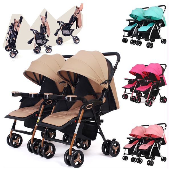strollers# twins baby stroller can split sitting lying double for light four wheels pram pushchair travel car
strollers# twins baby stroller can split sitting lying double for light four wheels pram pushchair travel car
