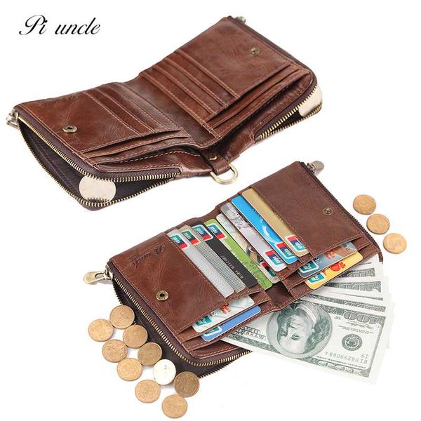 wallets vintage men's rfid zipper wallet genuine leather male short womens money purse coins pocket cards holder clutch pouch, Red;black
wallets vintage men's rfid zipper wallet genuine leather male short womens money purse coins pocket cards holder clutch pouch, Red;black