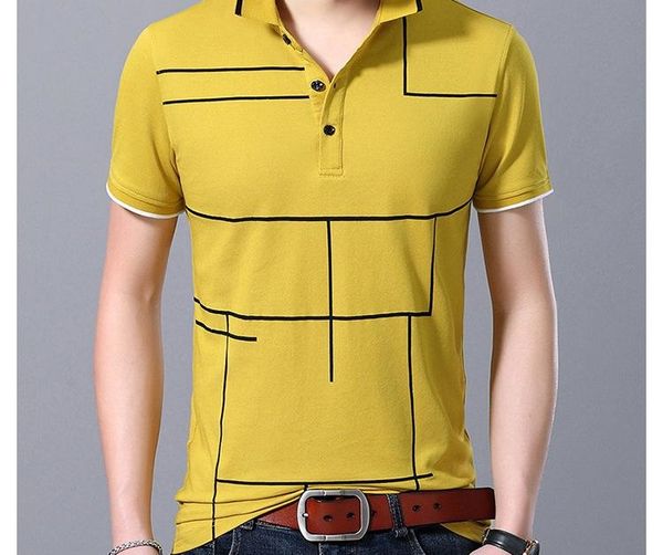 fashion polo shirt mens plaid grade geometric print summer breathable short sleeve slim fit boys poloshirt casual men's clothing, White;black
fashion polo shirt mens plaid grade geometric print summer breathable short sleeve slim fit boys poloshirt casual men's clothing, White;black