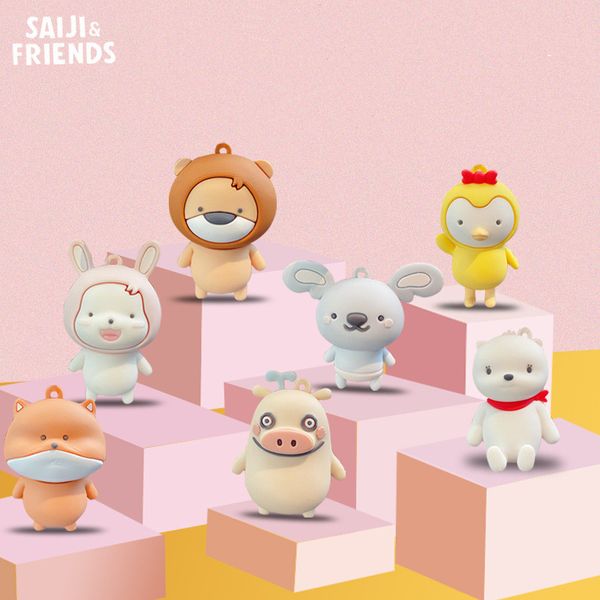 cute cartoon animal key chains lion pig little duck polar bear keychain squirrel keychain woman man car key ring jewelry, Silver
cute cartoon animal key chains lion pig little duck polar bear keychain squirrel keychain woman man car key ring jewelry, Silver