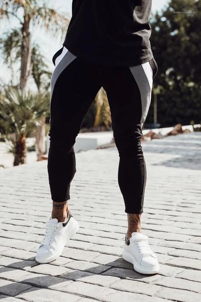 slim fit sweatpants сплошные цвета мода стиль карандаш брюки для бега трусцой баскетбол повседневная одежда mens спорта дизайнер, Black
slim fit sweatpants сплошные цвета мода стиль карандаш брюки для бега трусцой баскетбол повседневная одежда mens спорта дизайнер, Black