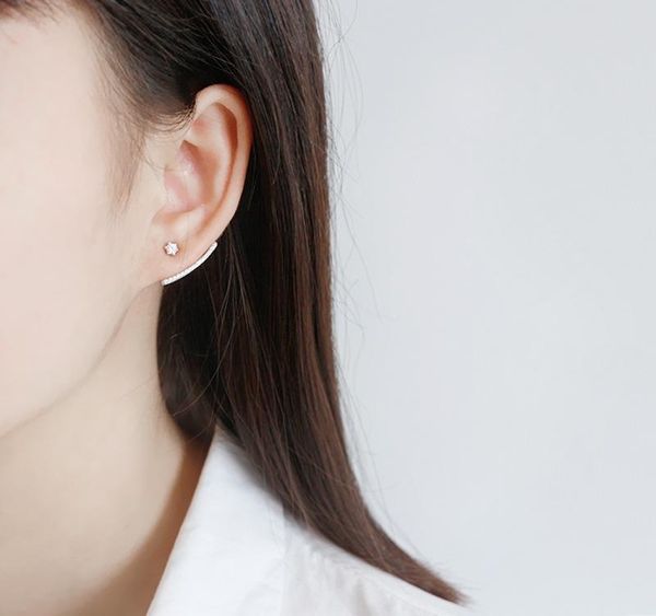 s steel curve zircon stud earrings for women sterling silver 925 fashion jewelry pendientes plata de ley 925 mujer9, Golden;silver
s steel curve zircon stud earrings for women sterling silver 925 fashion jewelry pendientes plata de ley 925 mujer9, Golden;silver