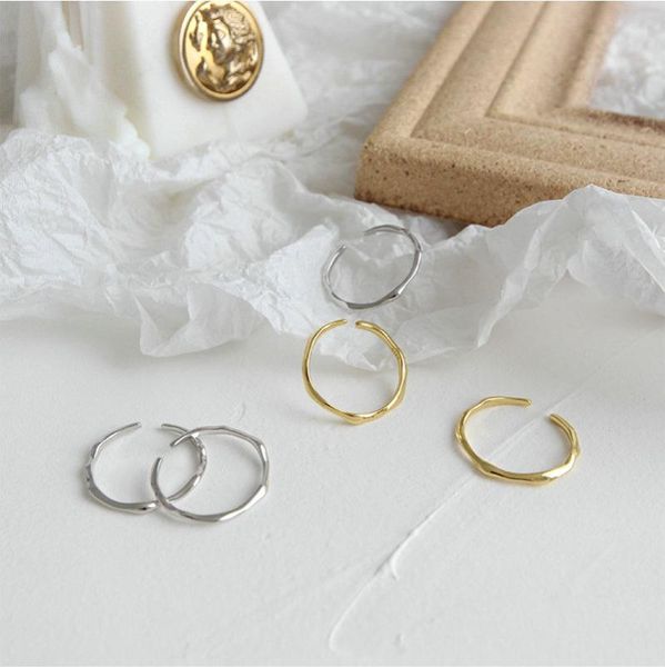 ins minimalist 18k gold filled 925 sterling silver ring irregular fine rings opening gold plated 925 sterling silver ring, Golden;silver
ins minimalist 18k gold filled 925 sterling silver ring irregular fine rings opening gold plated 925 sterling silver ring, Golden;silver