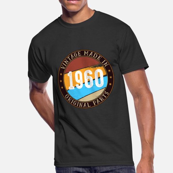 1960 vintage birthday present retro gift t shirt men knitted tee shirt o-neck natural crazy new style spring standard shirt
1960 vintage birthday present retro gift t shirt men knitted tee shirt o-neck natural crazy new style spring standard shirt