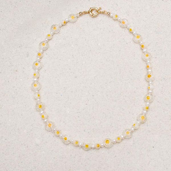chokers handmade flower beads necklace for women summer fashion jewelry natural pearls beaded vacation couple wholesale, Golden;silver
chokers handmade flower beads necklace for women summer fashion jewelry natural pearls beaded vacation couple wholesale, Golden;silver