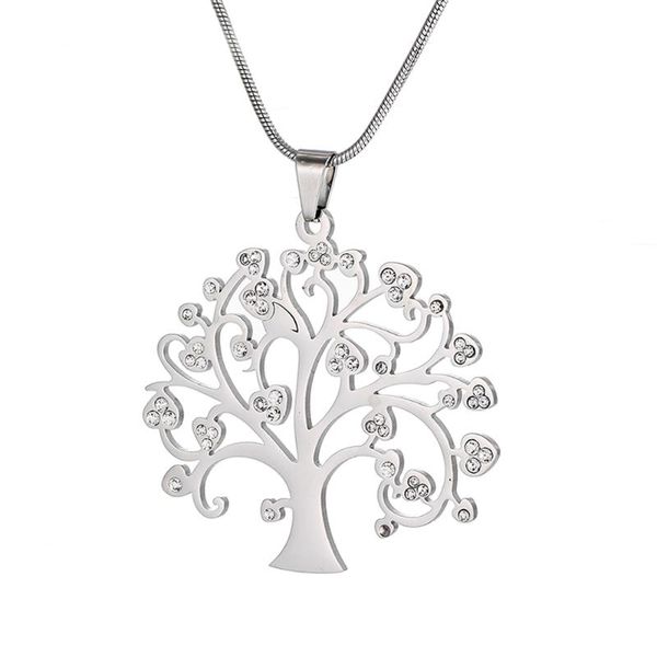 new design tree of life necklace for woman silver color long snake chain stainless steel necklace for woman fashion jewelry gift
new design tree of life necklace for woman silver color long snake chain stainless steel necklace for woman fashion jewelry gift